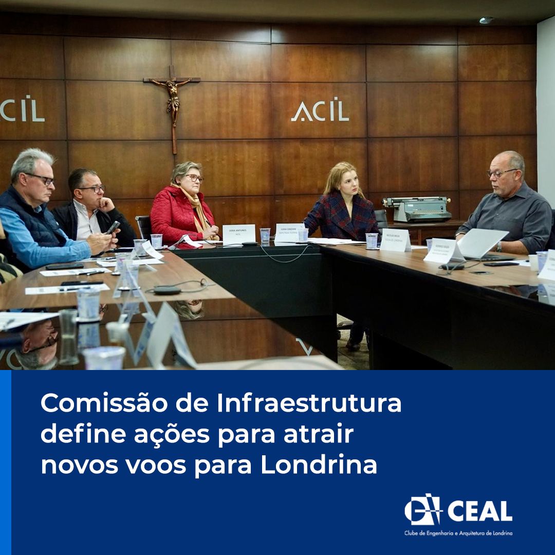 Comissão de Infraestrutura define ações para atrair novos voos para Londrina